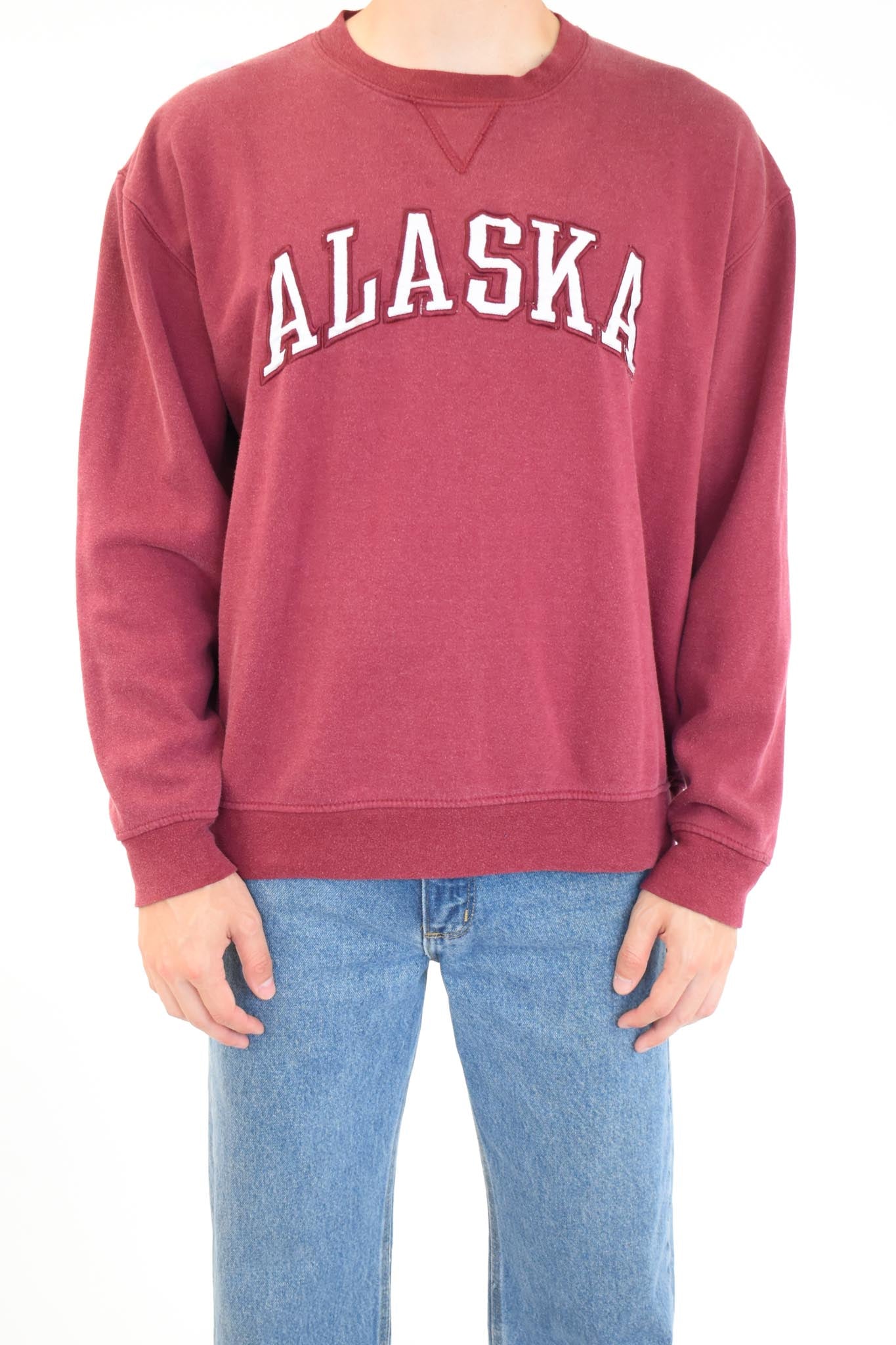 Alaska Burgundy Sweatshirt – Vintage Fabrik