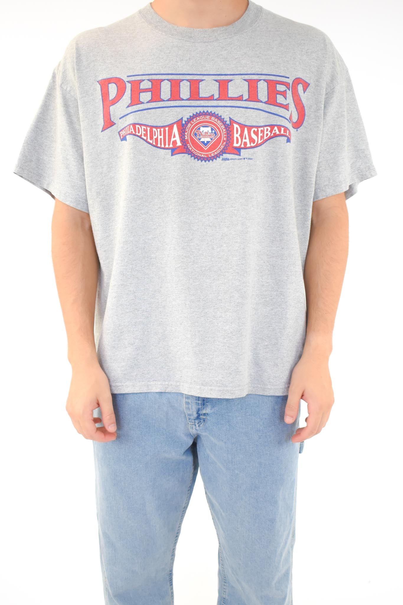 Phillies Grey T-Shirt – Vintage Fabrik