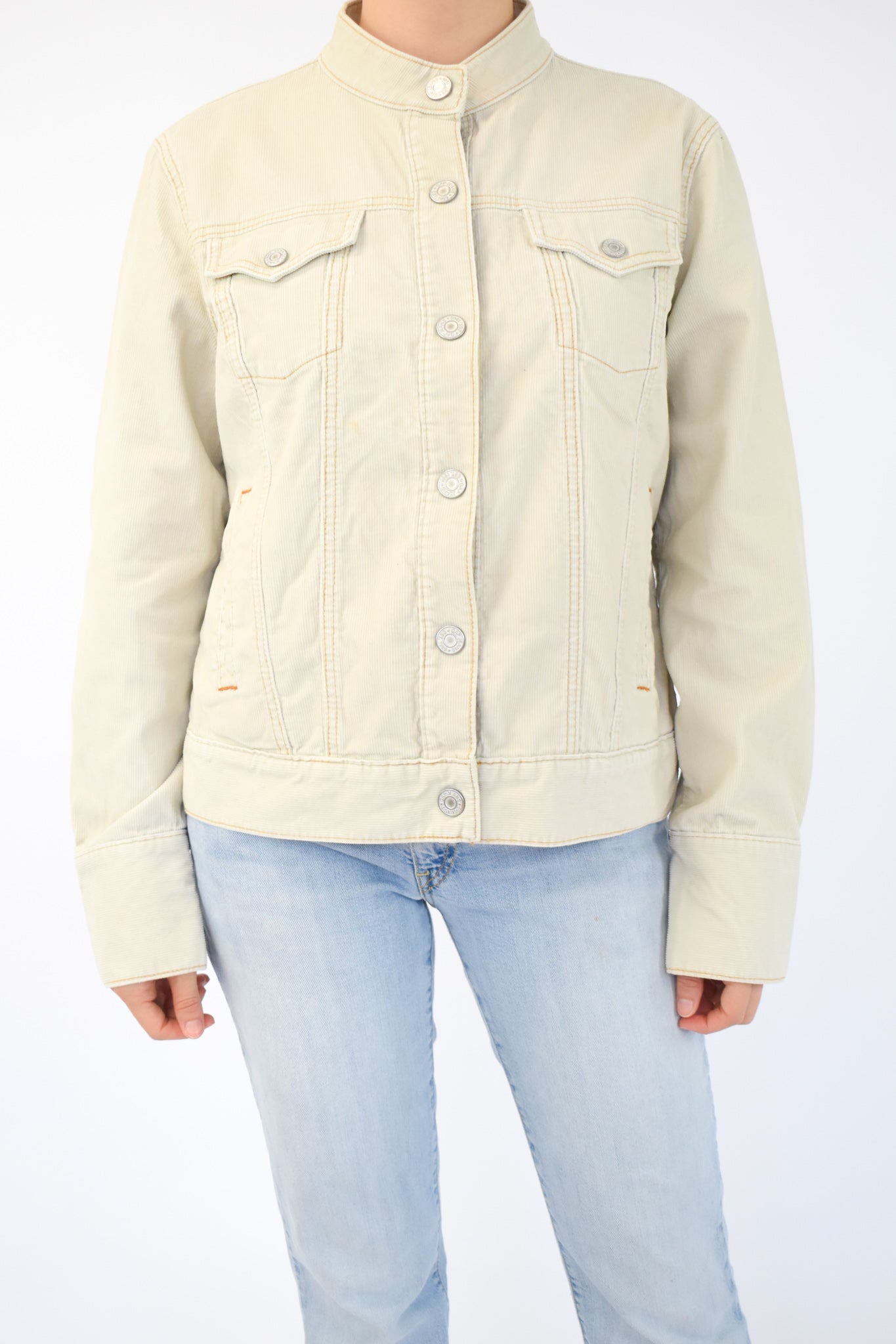 Cream Denim Jackets For Women 2026.Cream Denim Jacket - Vintage Fabrik