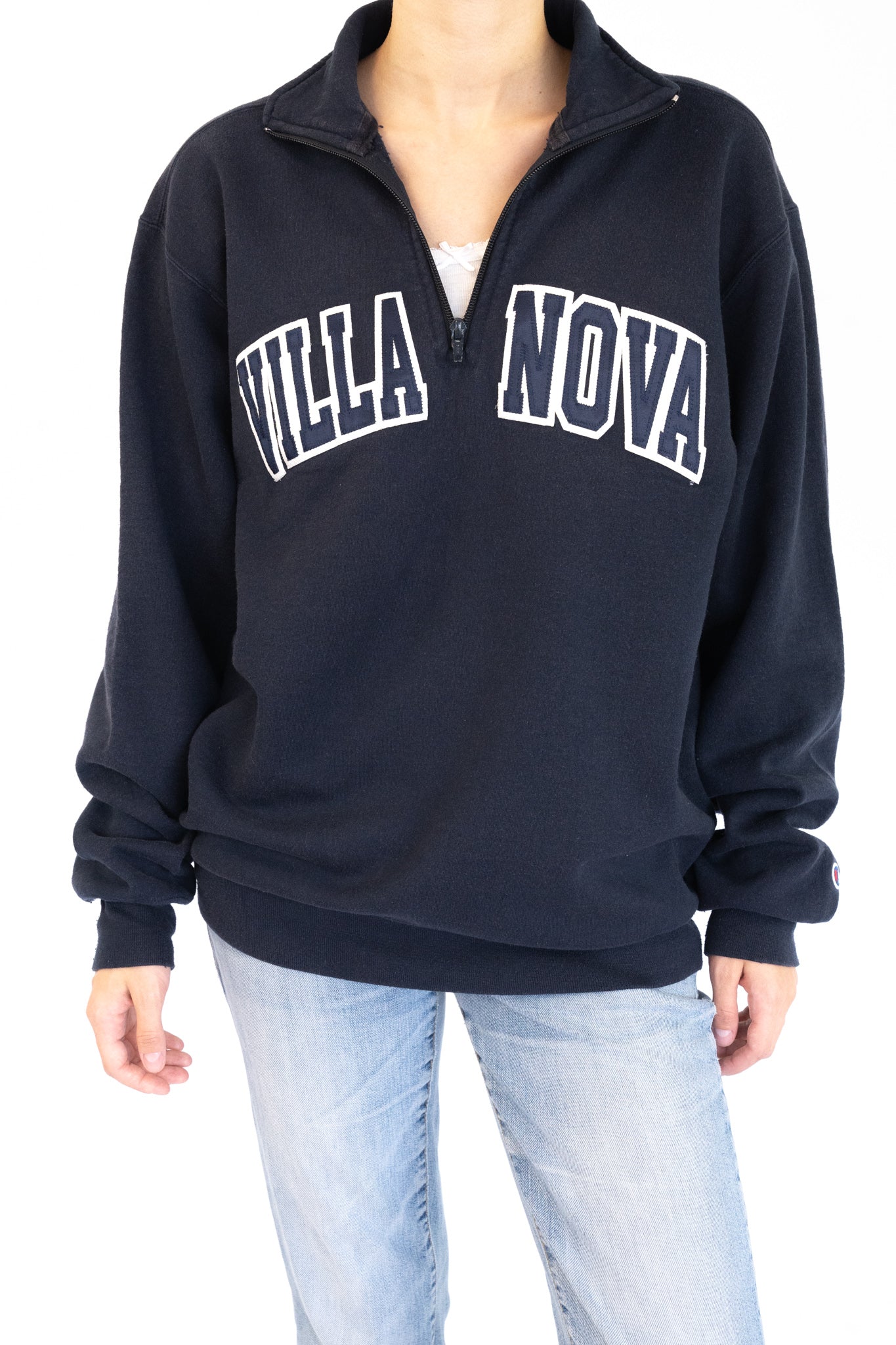 Villanova Quarter Zip Sweatshirt – Vintage Fabrik