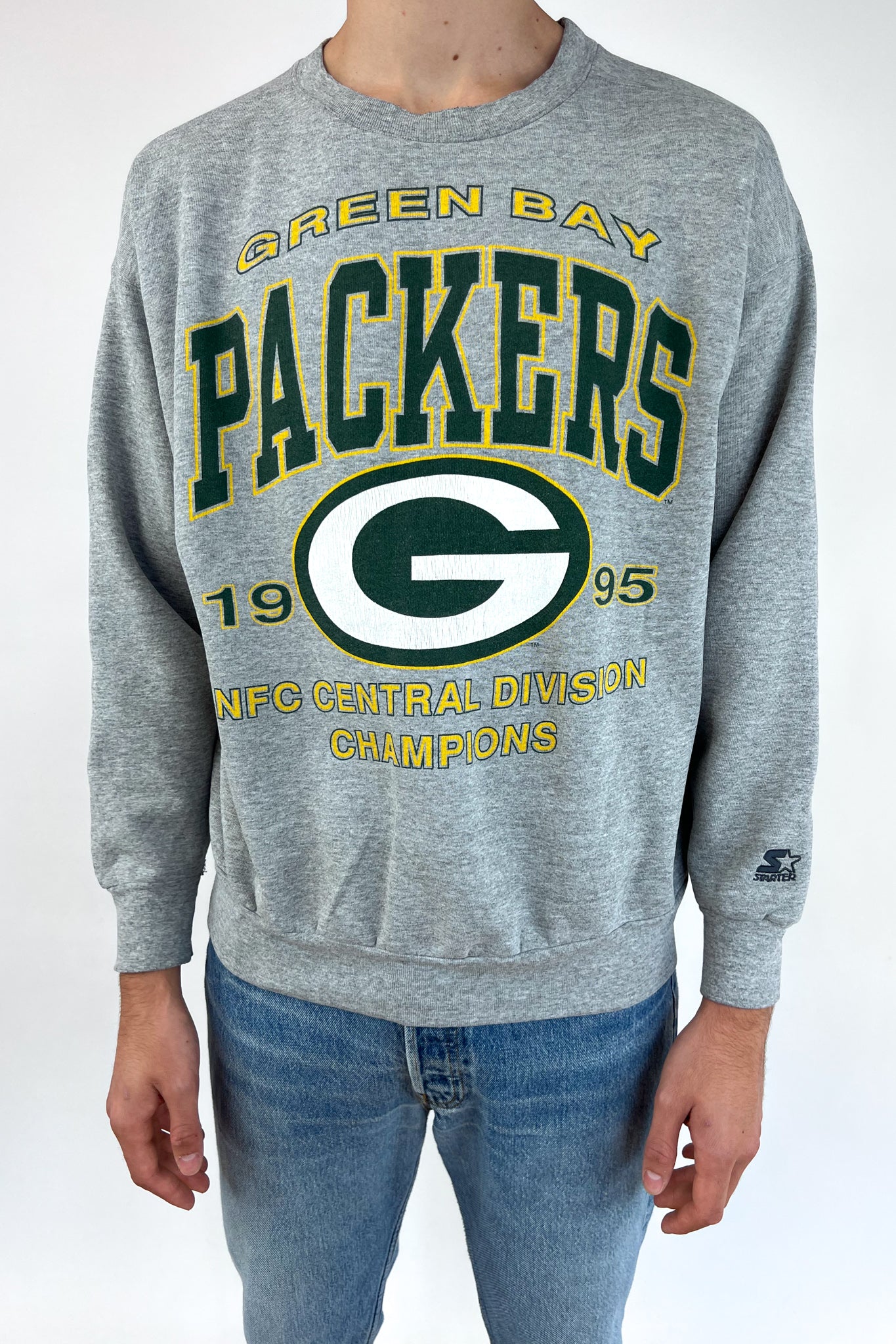 Green Bay Packers Grey Sweatshirt – Vintage Fabrik