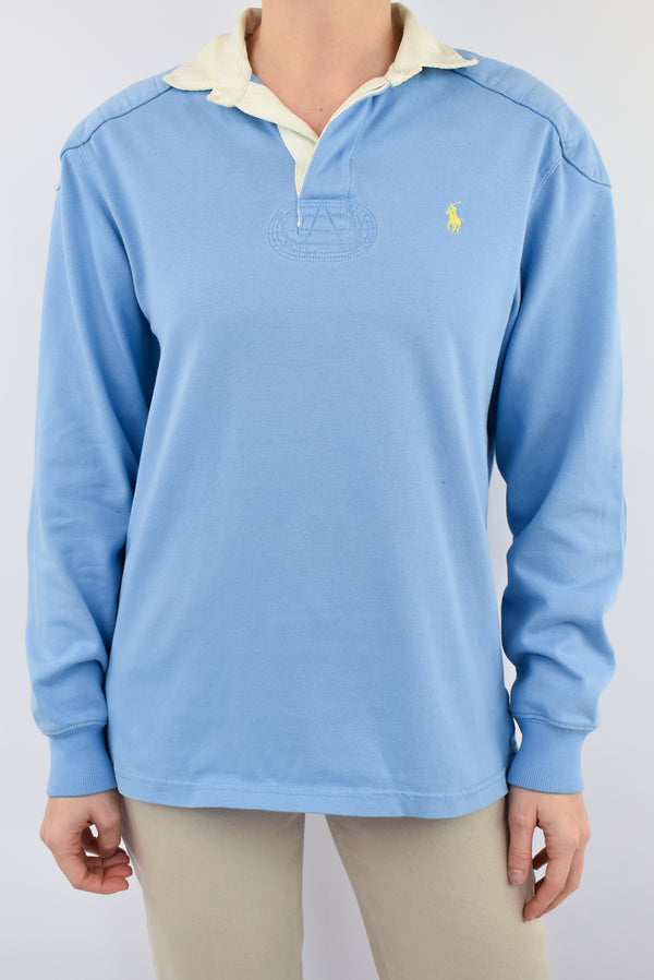 Light Blue Rugby Polo