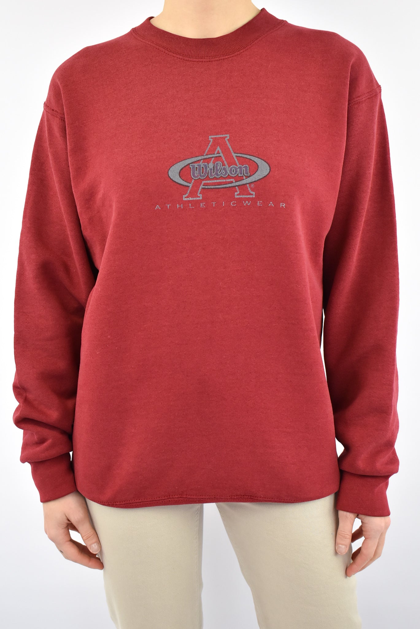 Wilson Athletic Wear Red Sweatshirt – Vintage Fabrik