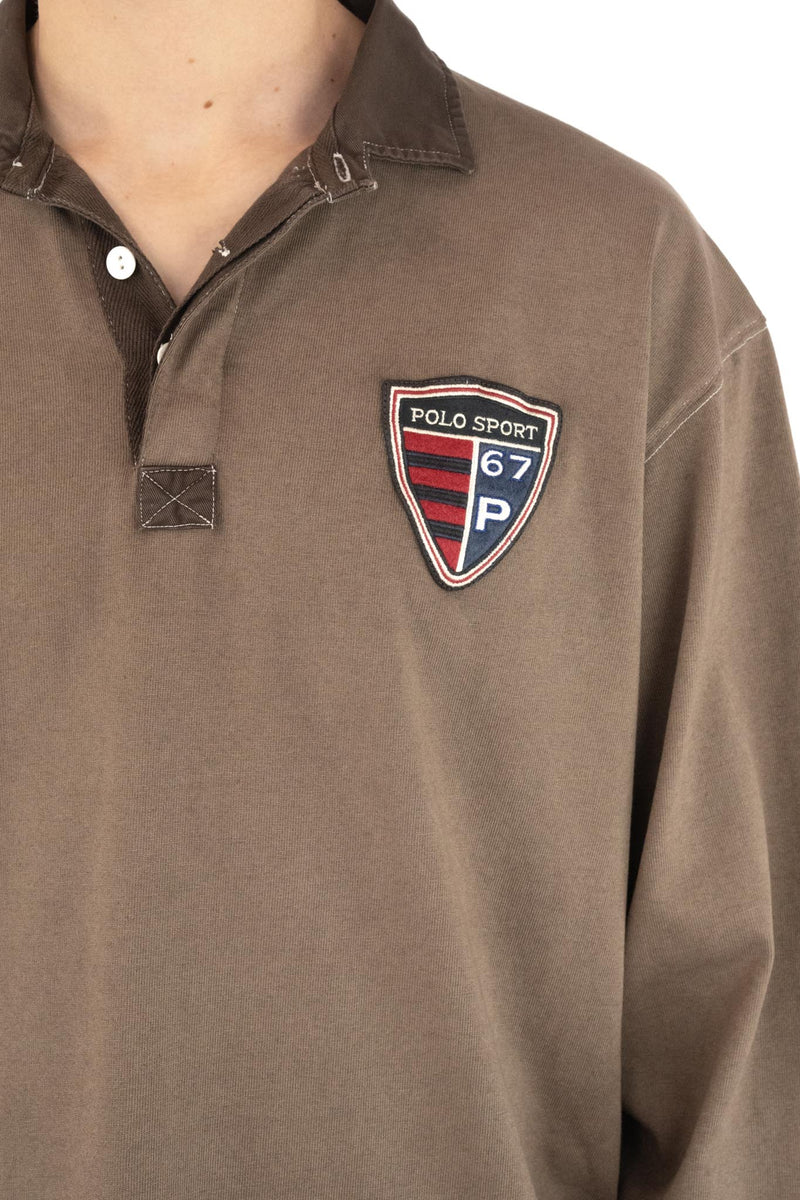Brown Rugby Polo