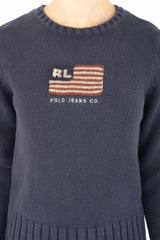 Navy Flag Sweater