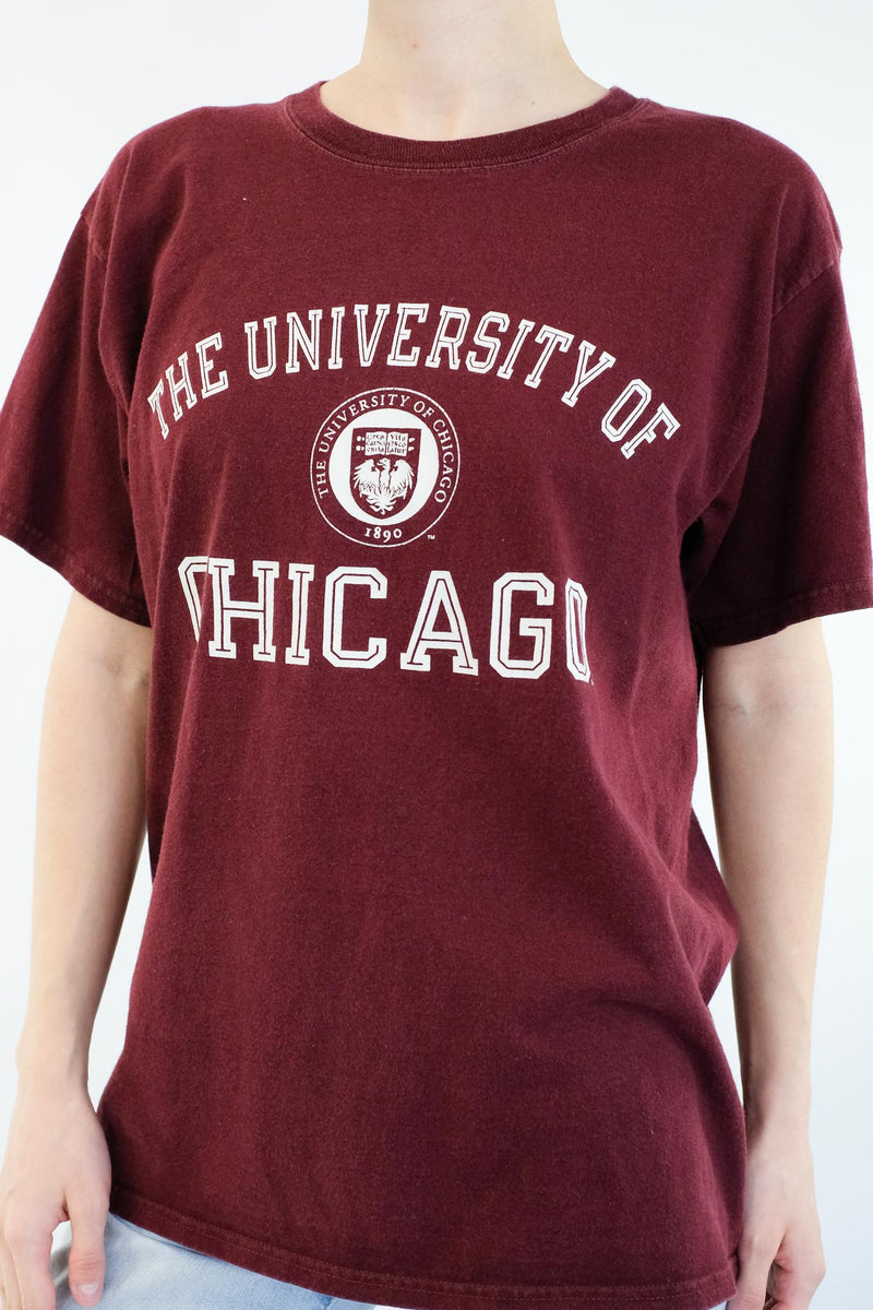 University of Chicago Burgundy T-Shirt