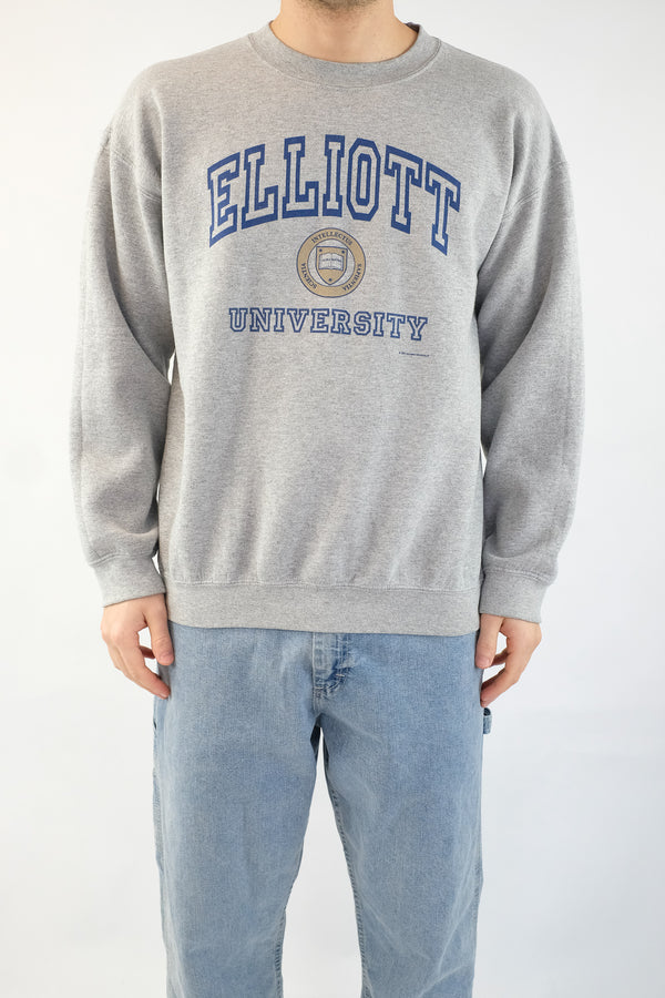 Elliott Printed Grey Sweatshirt