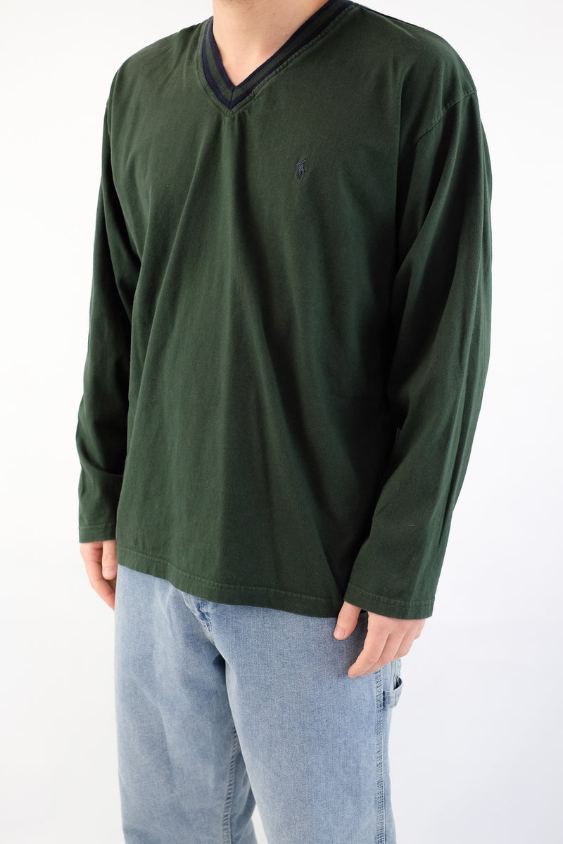 Green Long Sleeved T-Shirt