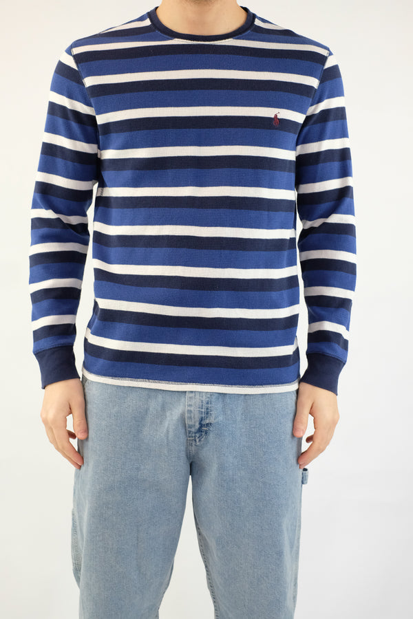 Blue Striped Sweater