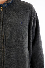 Grey Zip Fleece Jacket