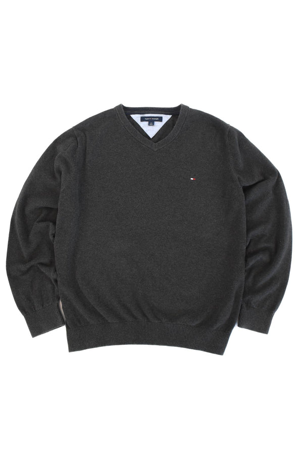 Dark Grey V-Neck Sweater