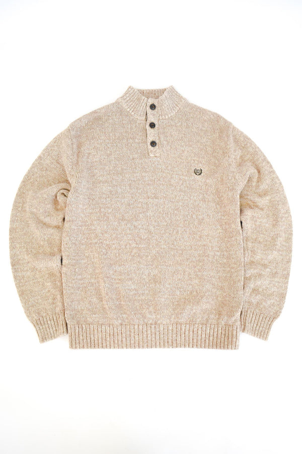 Beige Button Sweater