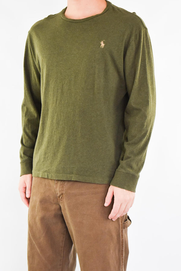 Green Long Sleeved T-Shirt