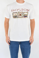 White Boston T-Shirt