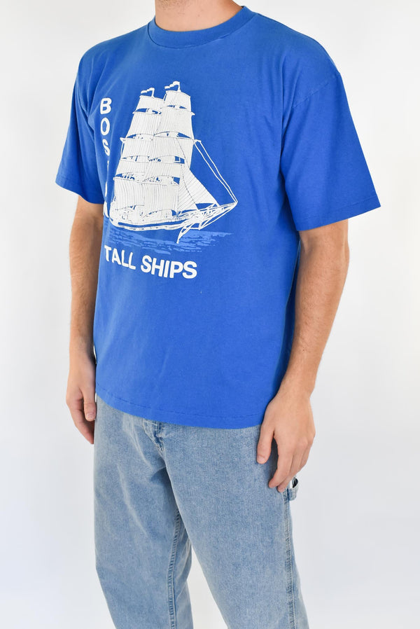 Blue Boston T-Shirt