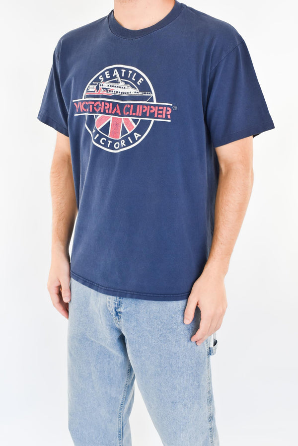 Navy Seattle T-Shirt