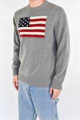 Grey Flag Sweater