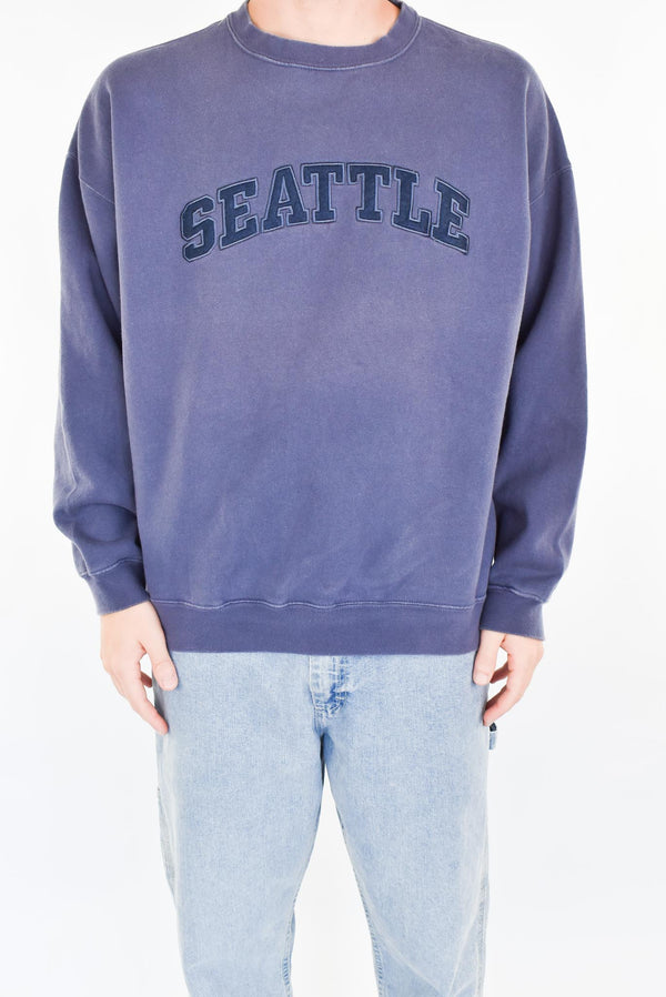 Blue Seattle Sweatshirt