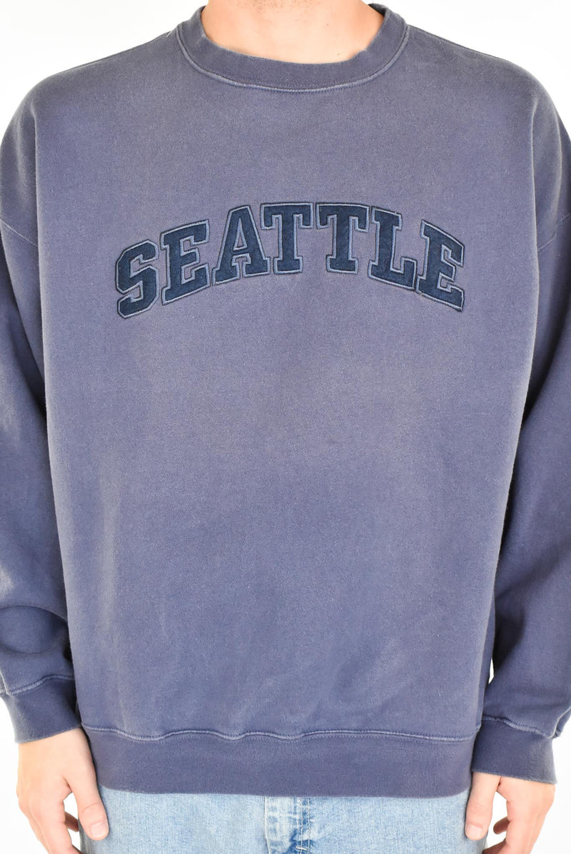 Blue Seattle Sweatshirt