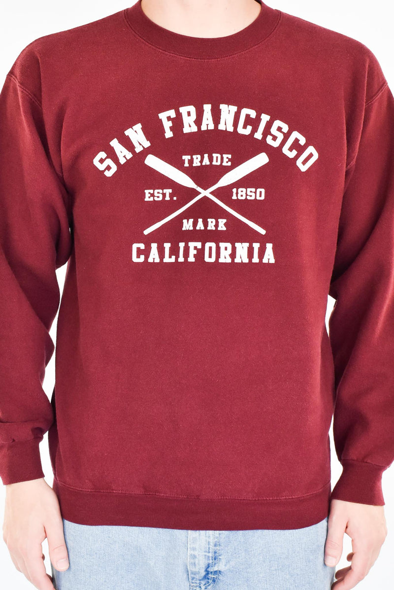San Francisco Burgundy Sweatshirt