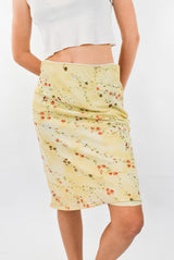 Yellow Flower Skirt