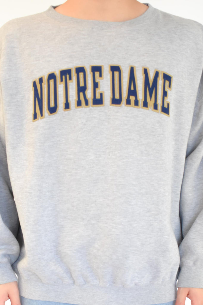 Notre Dame Grey Sweatshirt