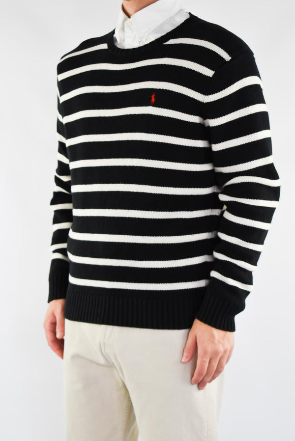 Striped Black Sweater