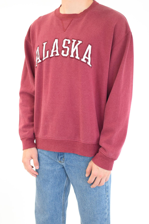 Alaska Burgundy Sweatshirt