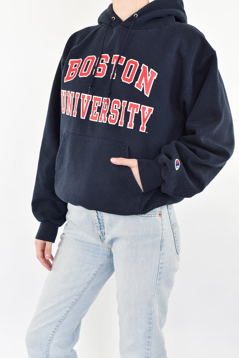 Boston University Navy Hoodie