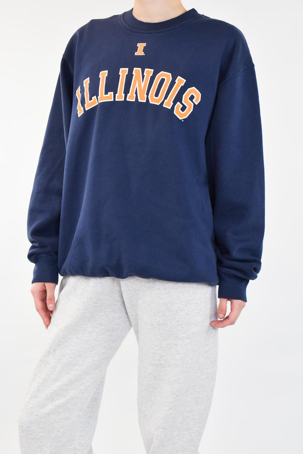 Illinois Navy Sweatshirt