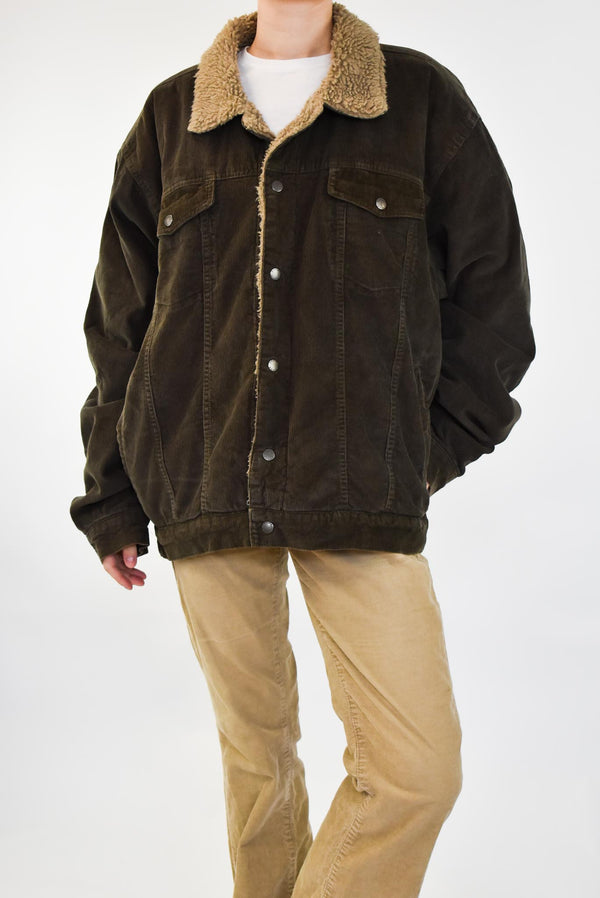 Brown Sherpa  Jacket