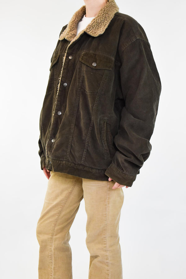 Brown Sherpa  Jacket