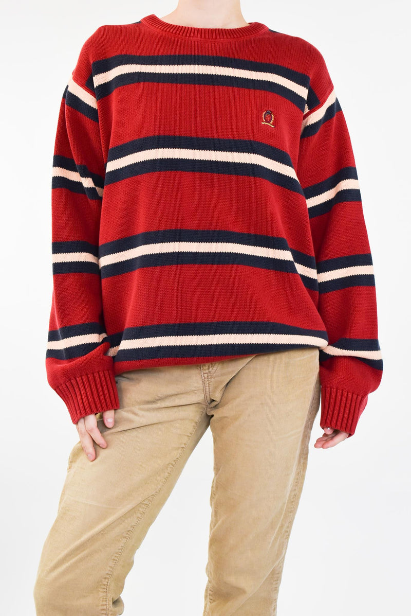 Red Striped Sweater