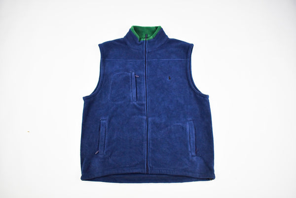 Blue Fleece Vest