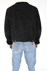 Black Cord Sherpa Jacket