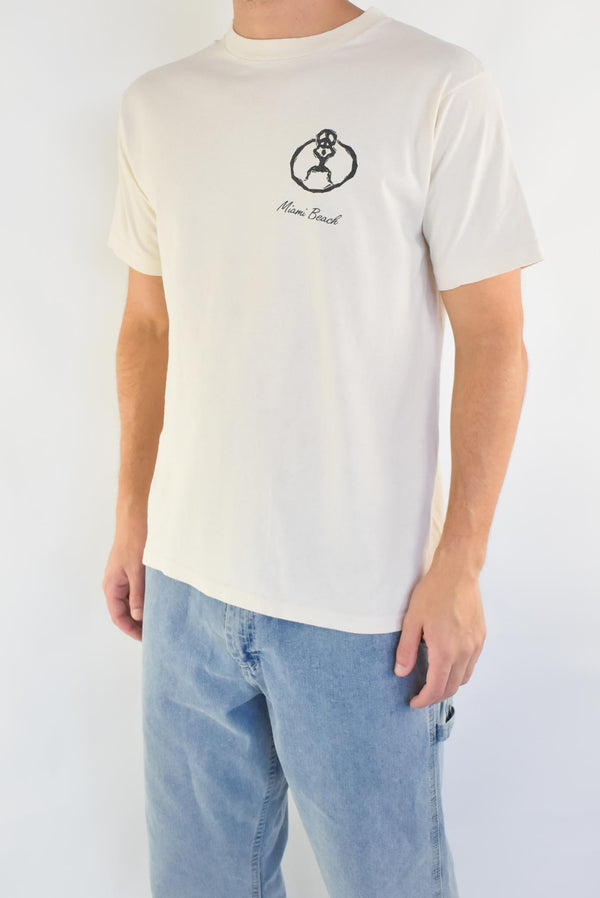 Miami Beach White T-Shirt