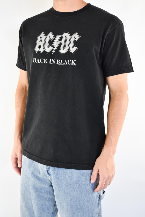 Black ACDC T-Shirt