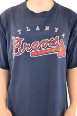 Navy Braves T-Shirt