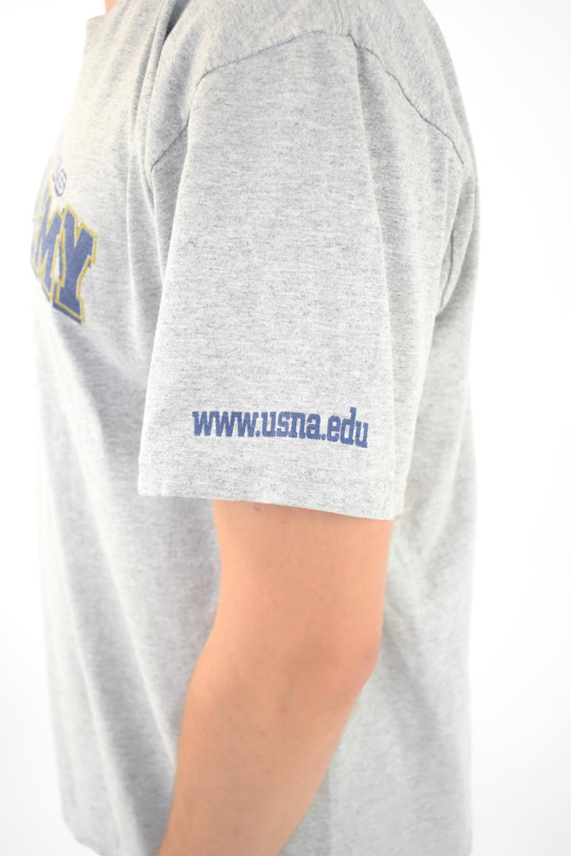 Grey Naval Academy T-Shirt