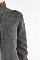 Dark Grey Zip Sweater