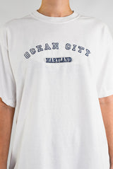 White Ocean City T-Shirt
