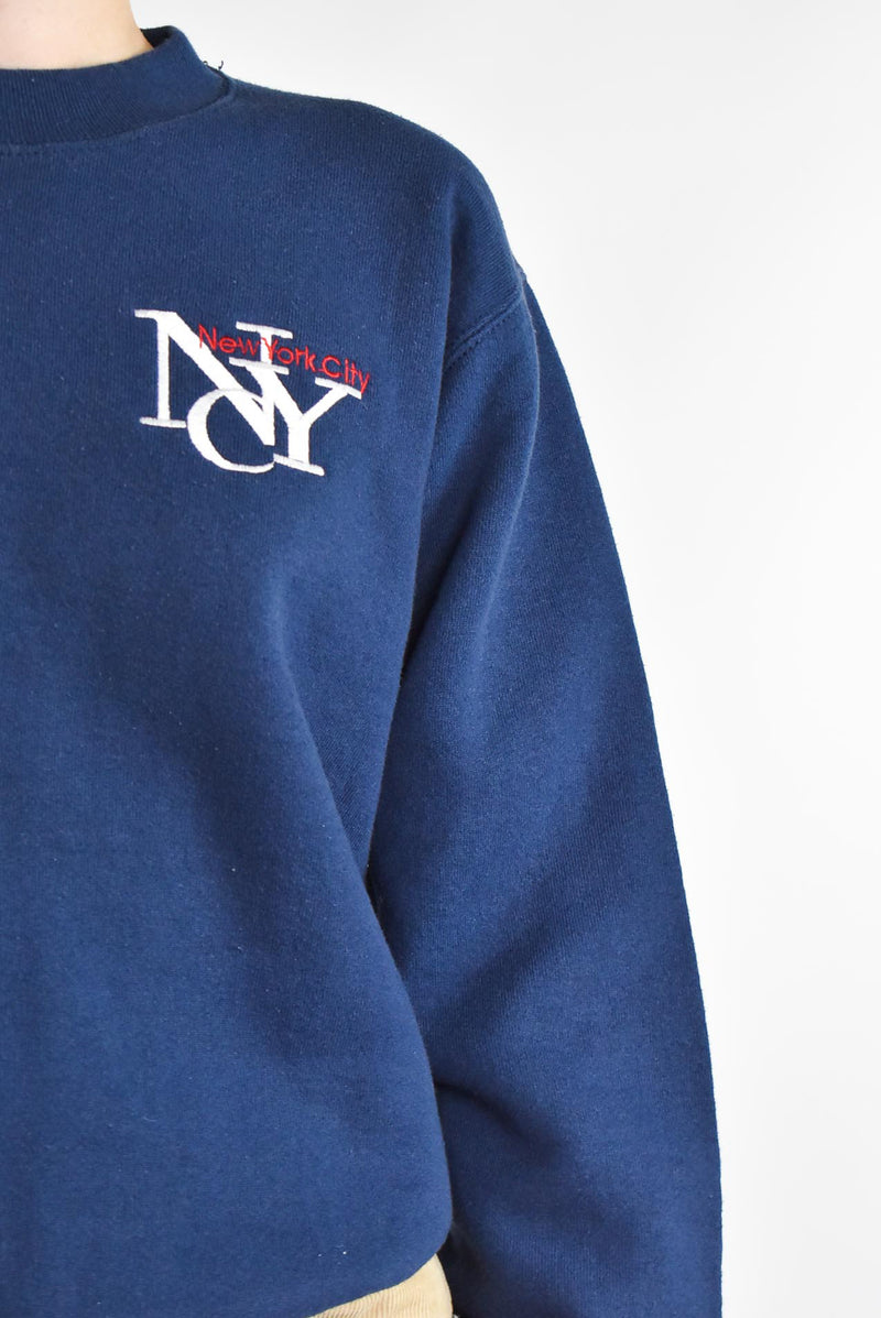 New York City Navy Sweatshirt