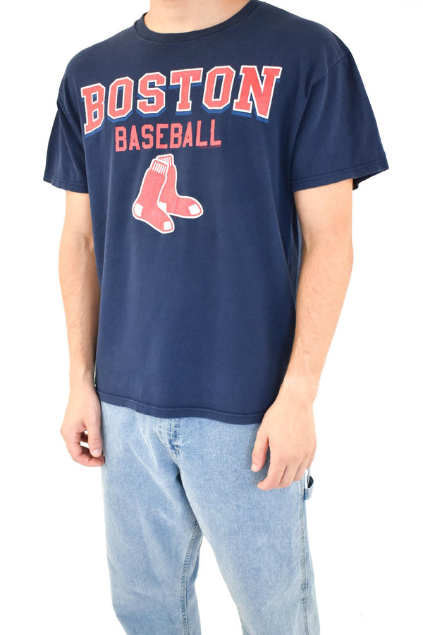 Navy Red Sox T-Shirt