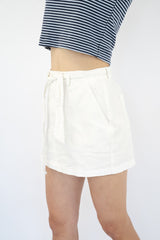 White Jeans Skirt