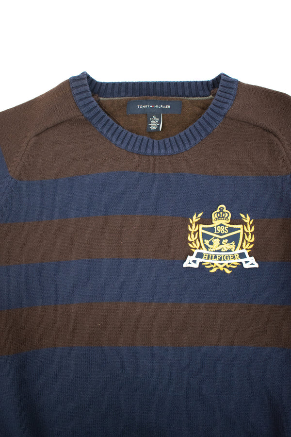Navy Striped Sweater
