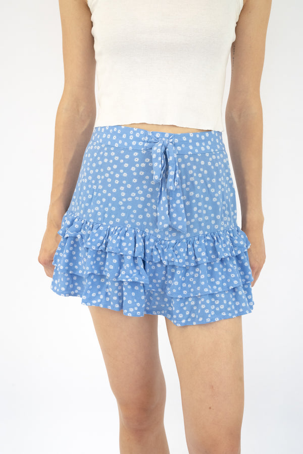Blue Flower Skirt