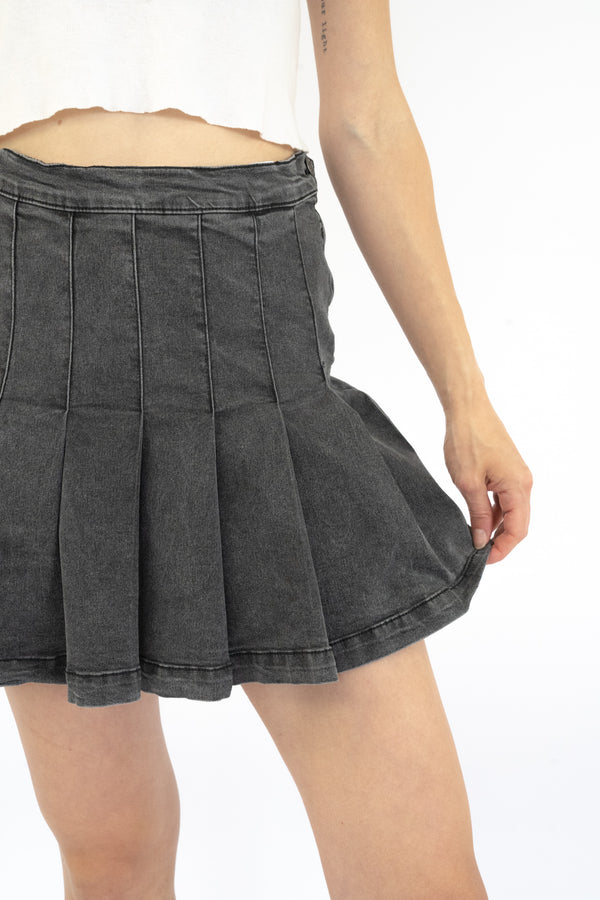 Black Jeans Skirt