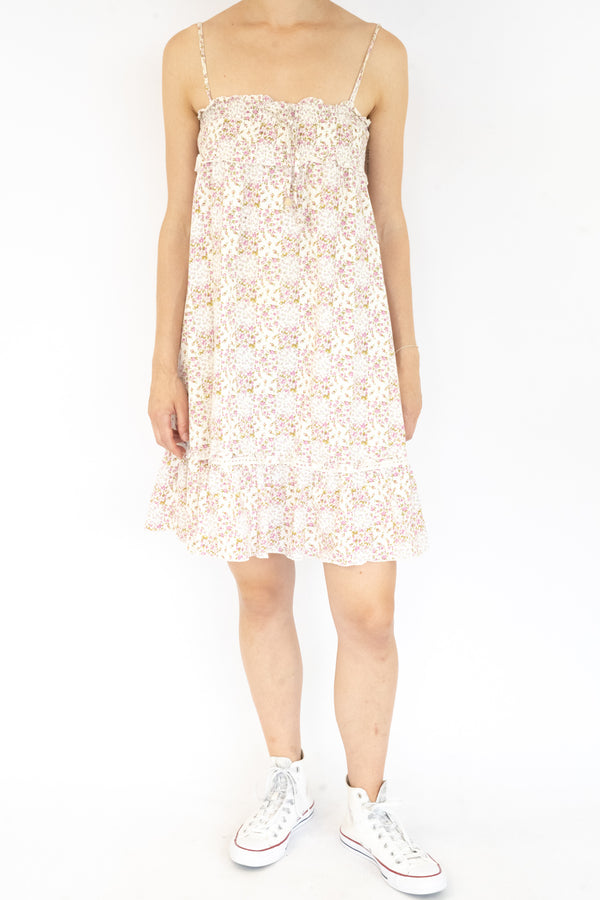 Cream Flower Dress