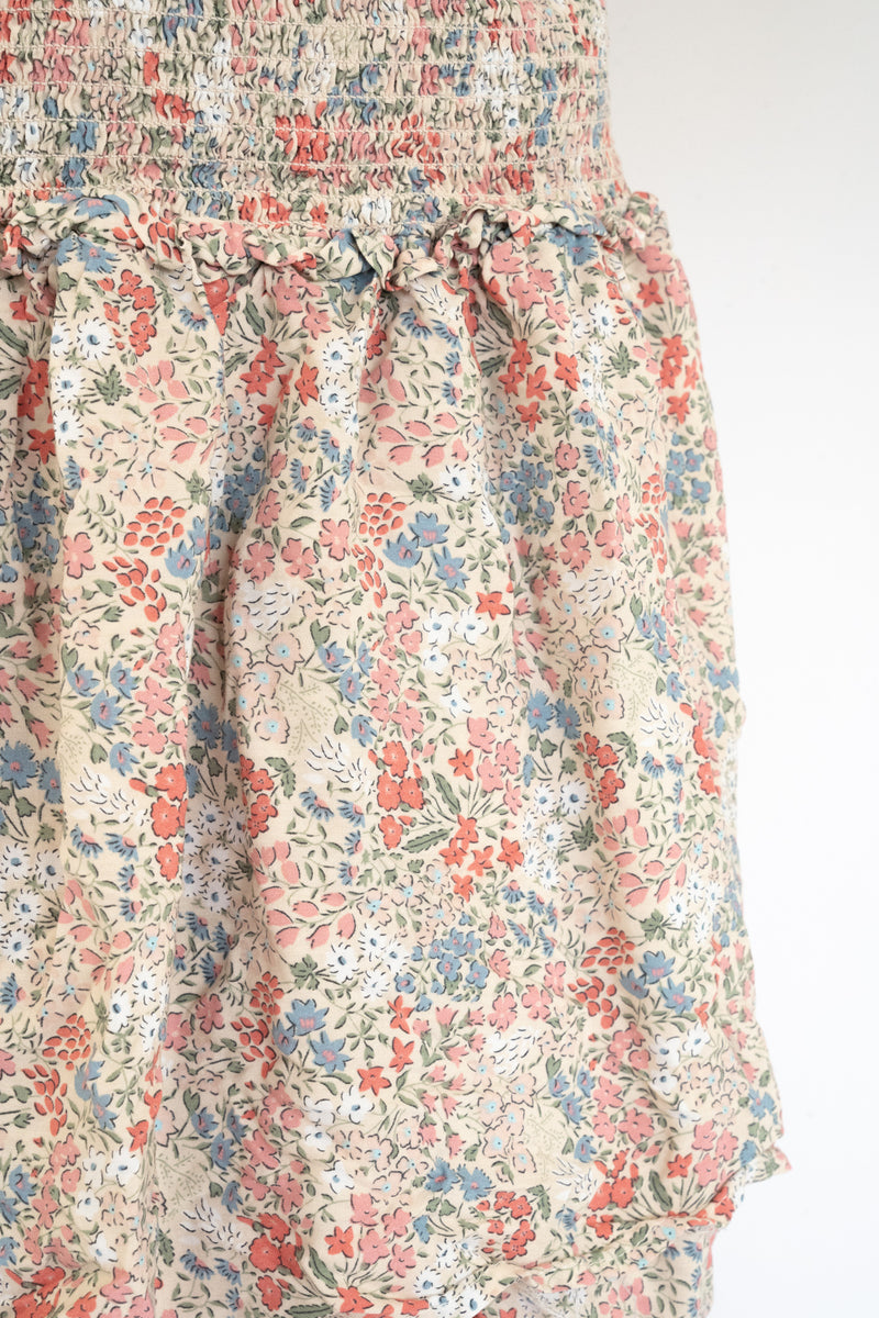 Beige Flower Skirt
