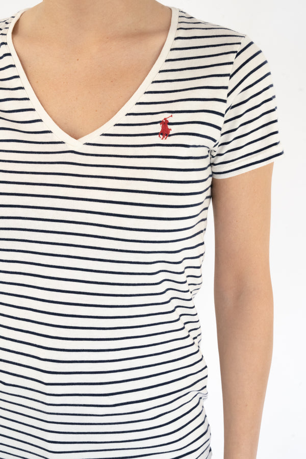 White Striped T-Shirt